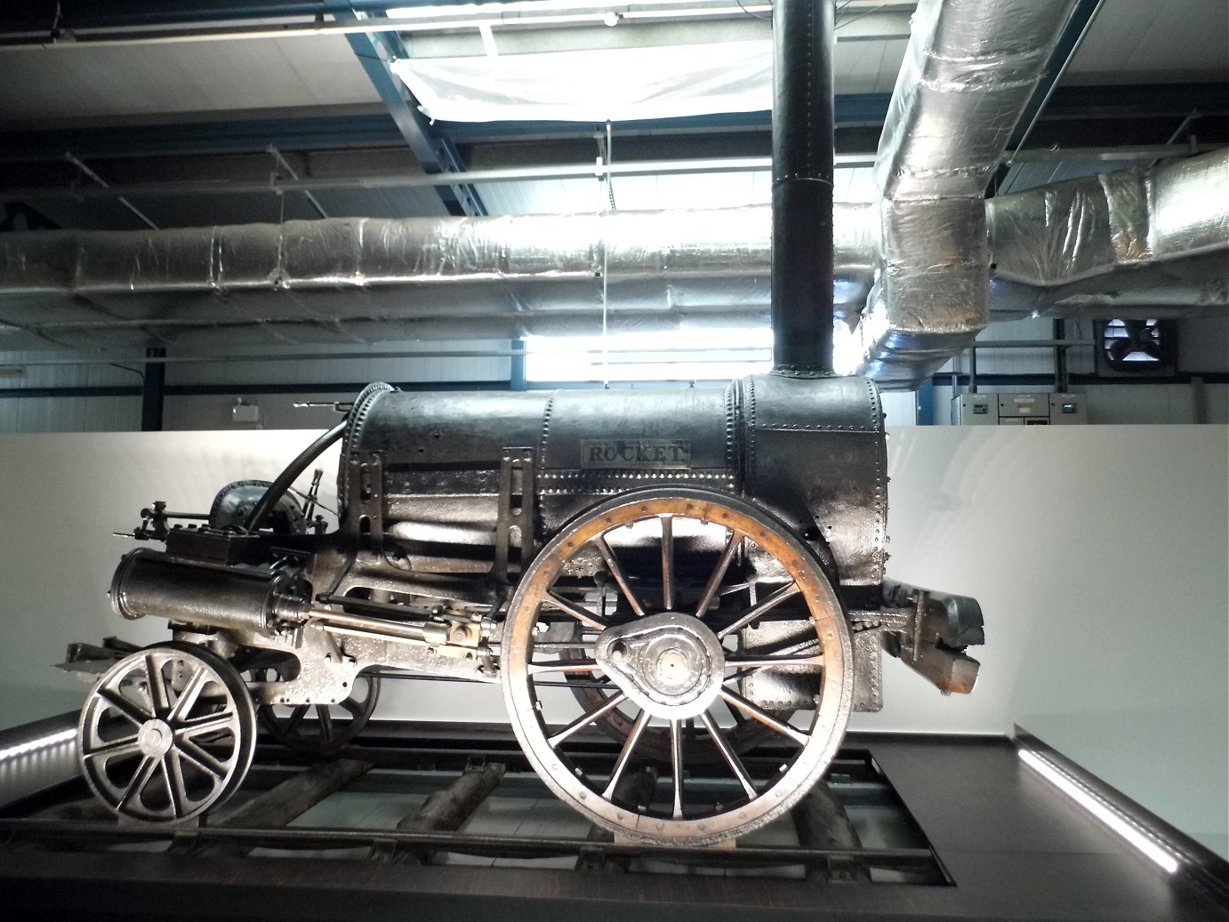 Rocket at the National Raiway Museum, Thurs 10/10/2019.