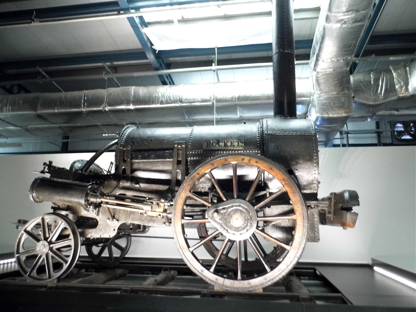 Rocket at the National Raiway Museum, Thurs 10/10/2019.