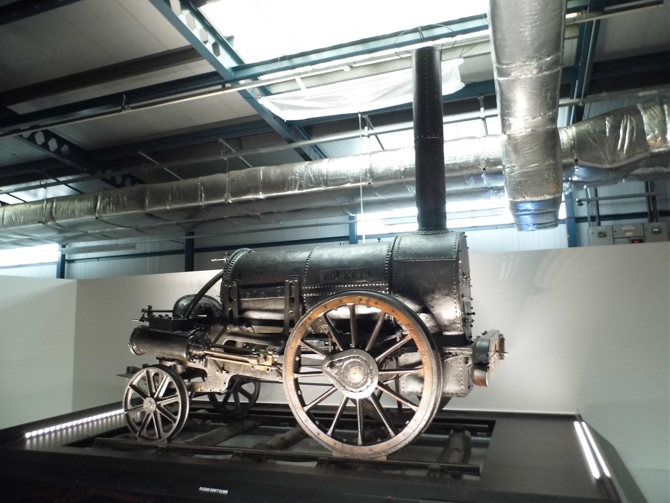 Rocket at the National Raiway Museum, Thurs 10/10/2019.