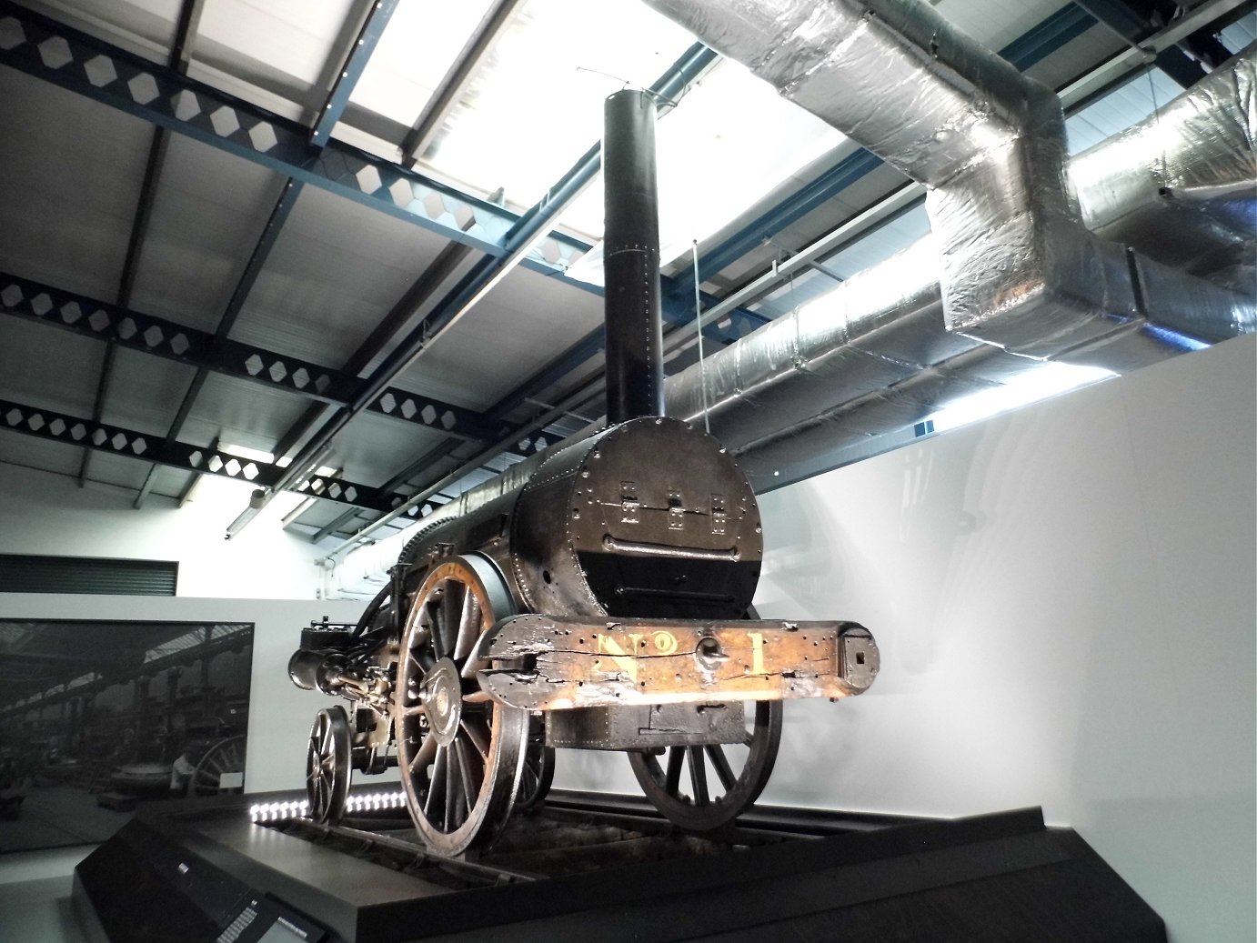 Rocket at the National Raiway Museum, Thurs 10/10/2019.