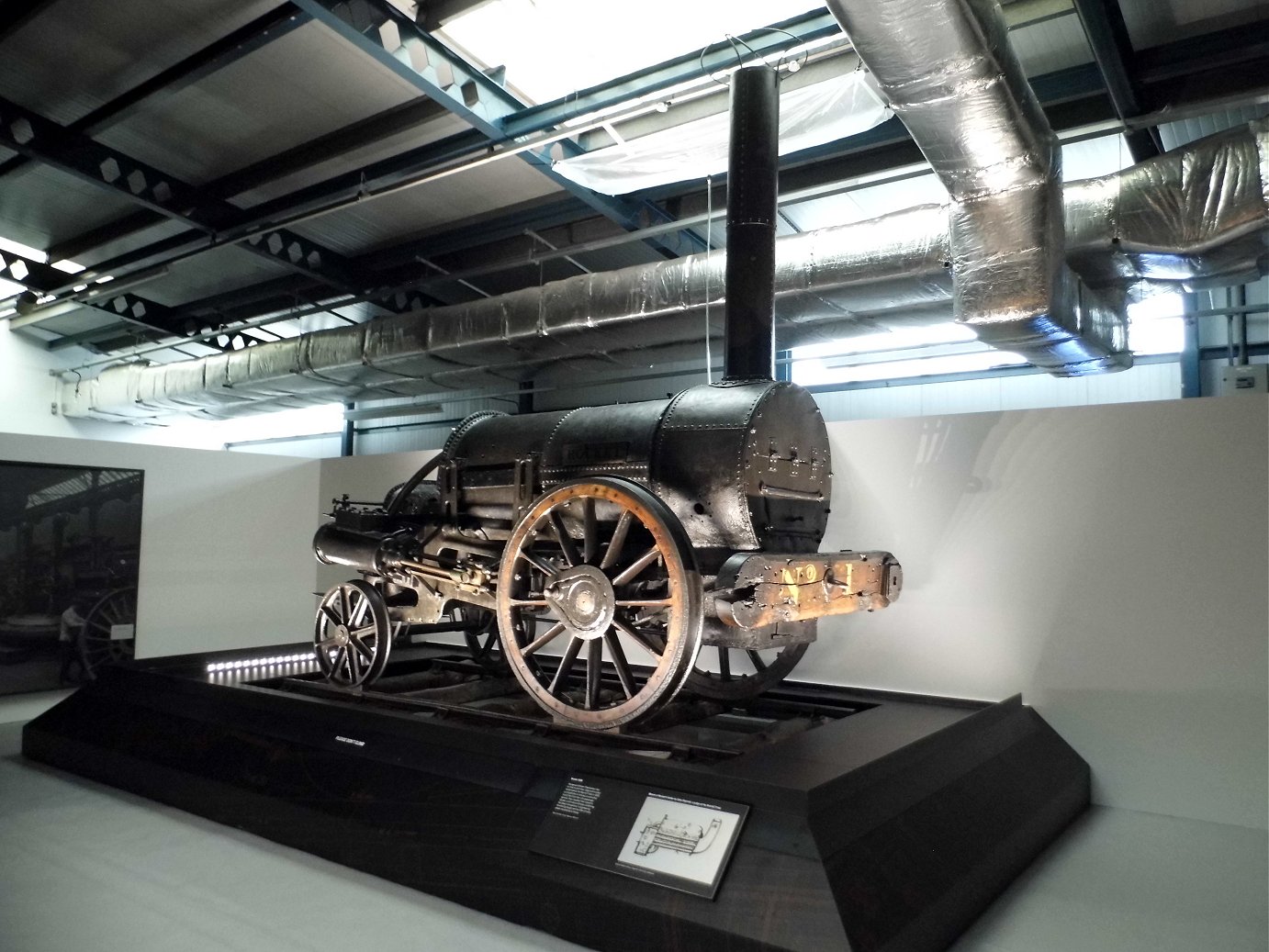 Rocket at the National Raiway Museum, Thurs 10/10/2019.