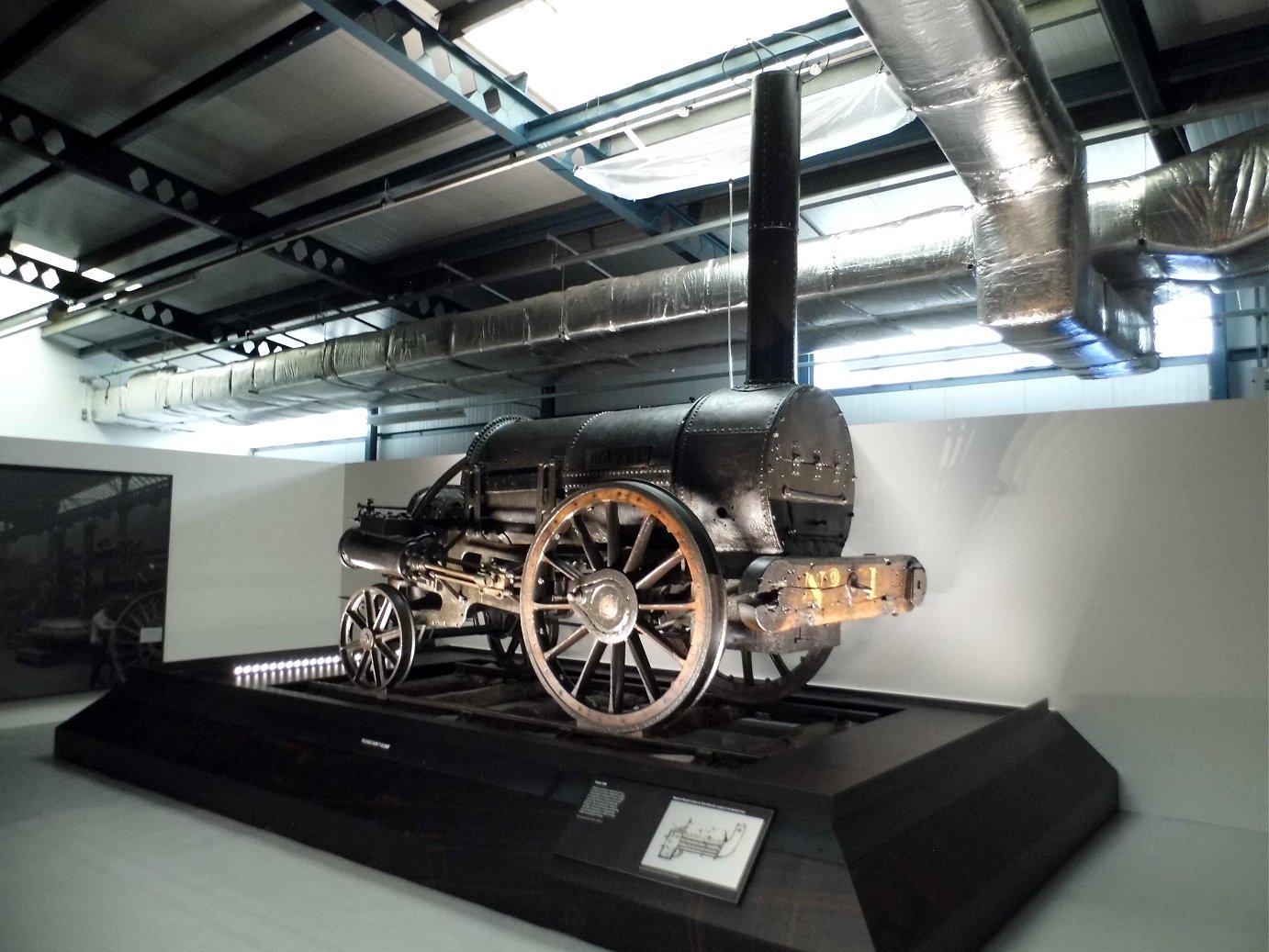 Rocket at the National Raiway Museum, Thurs 10/10/2019.