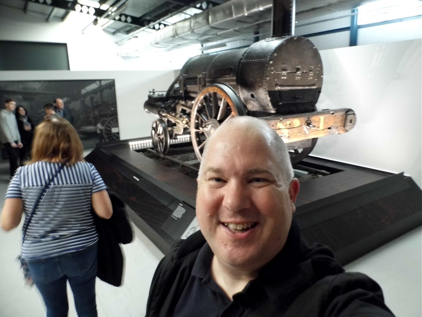 Rocket at the National Raiway Museum, Thurs 10/10/2019.
