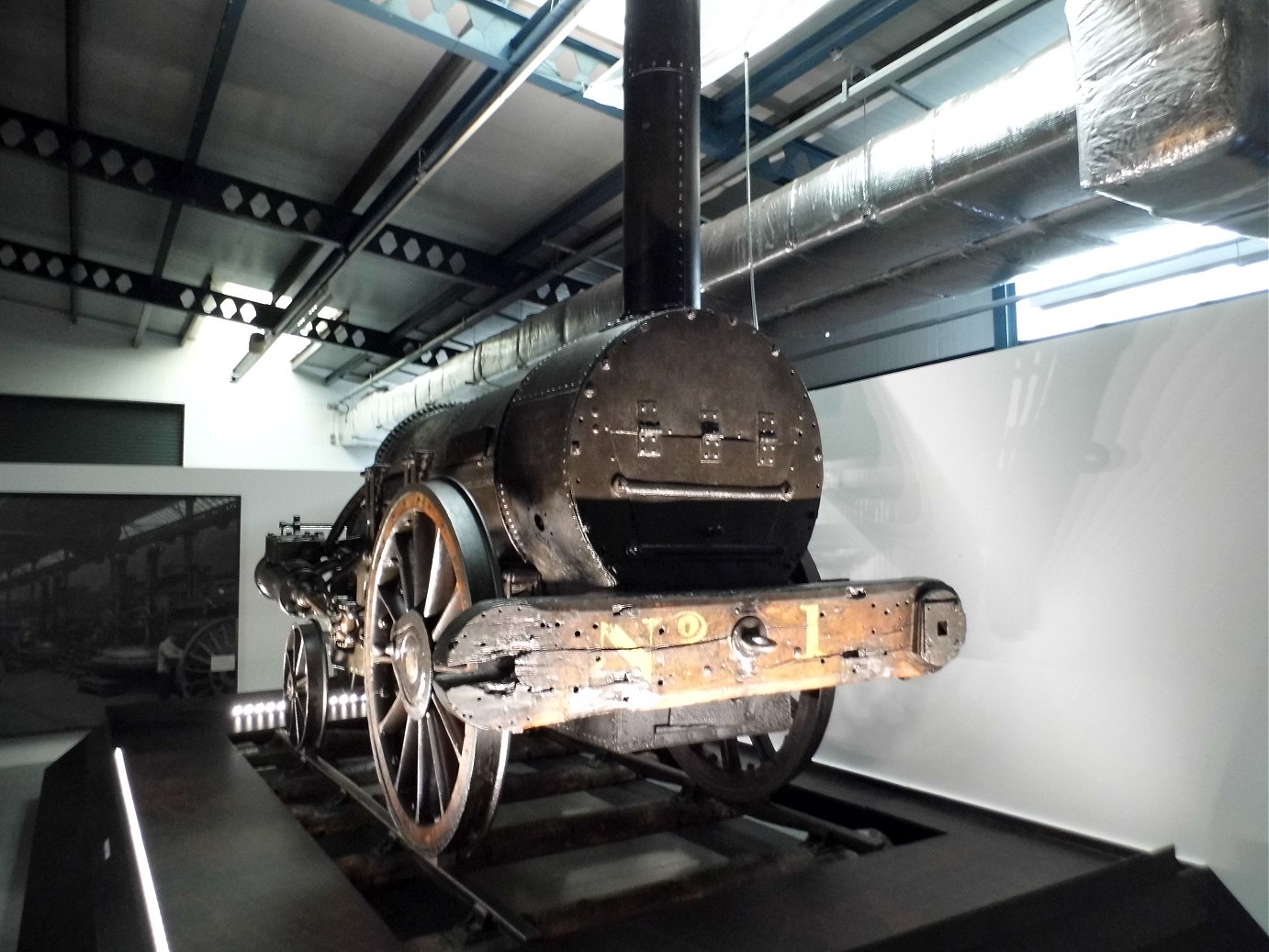 Rocket at the National Raiway Museum, Thurs 10/10/2019.