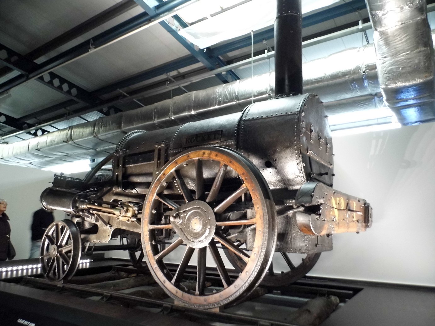 Rocket at the National Raiway Museum, Thurs 10/10/2019.