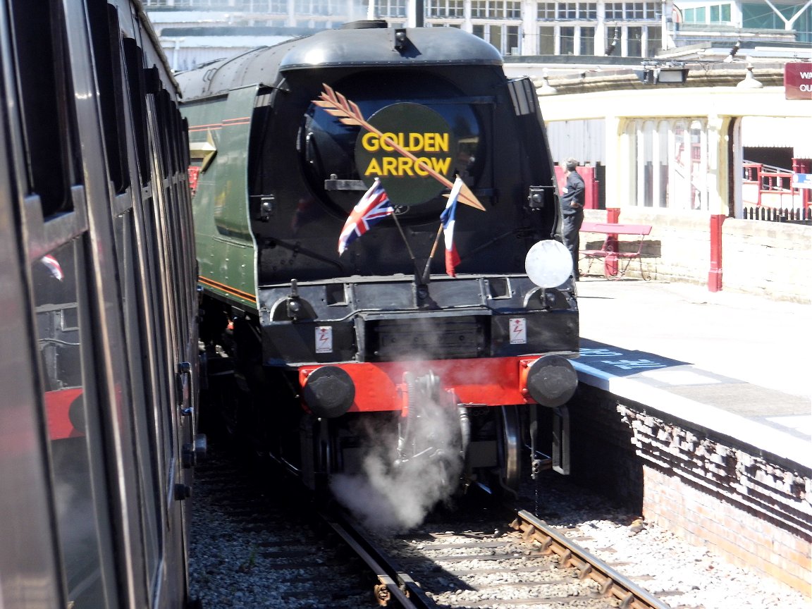 Smokebox number of 60008 Dwight D. Eisenhower, Sat 28/12/2013. 