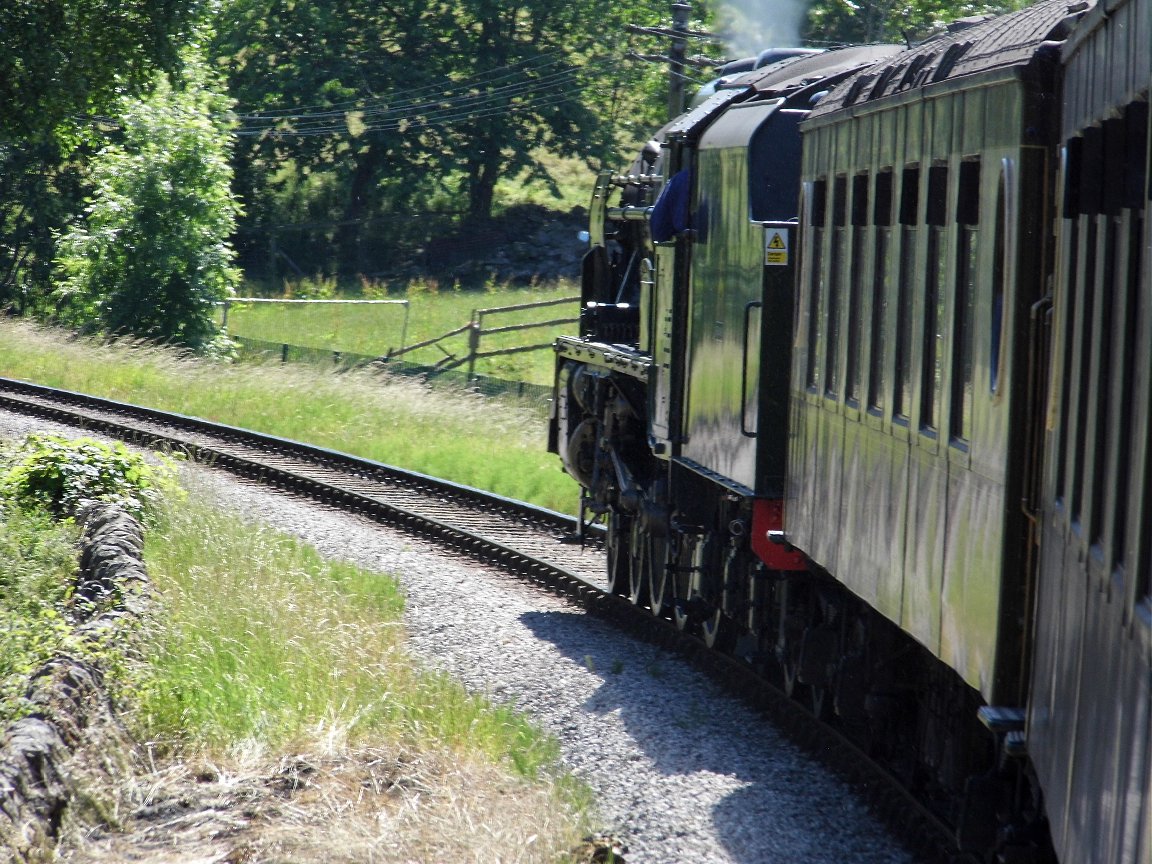 Cab of 60008 Dwight D. Eisenhower, Sat 28/12/2013. 