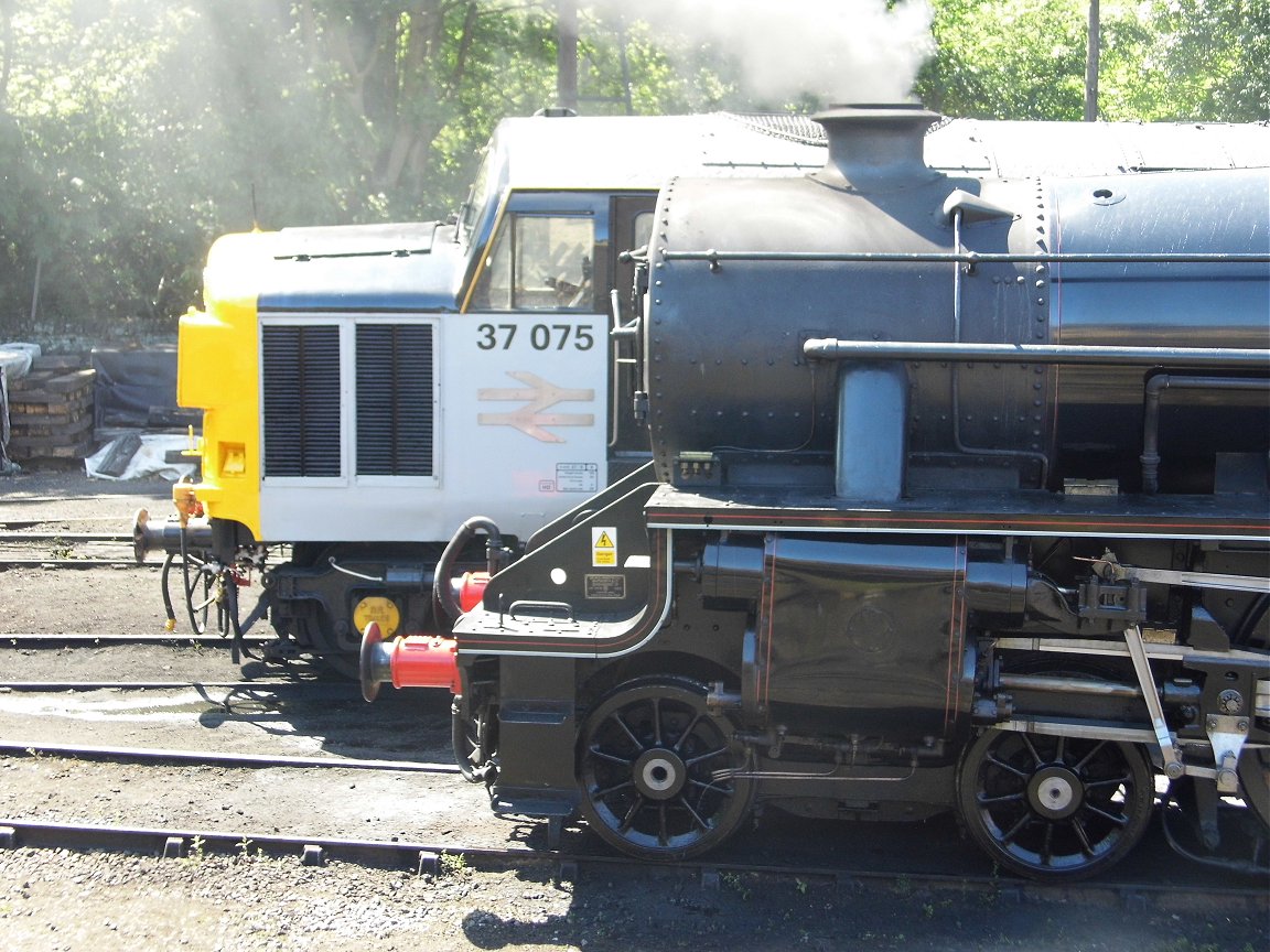 Smokebox number of 60008 Dwight D. Eisenhower, Sat 28/12/2013. 