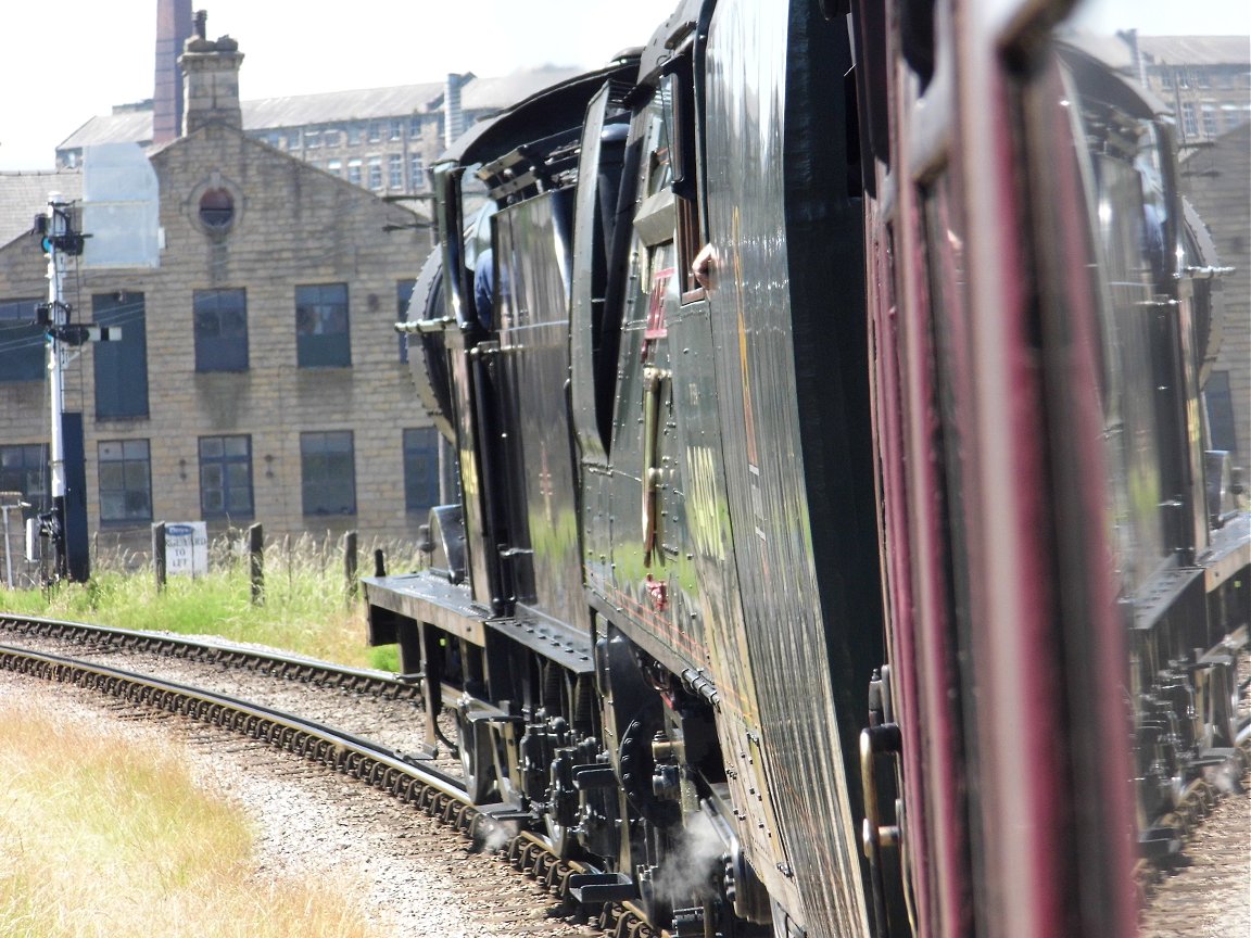 Cab of 60008 Dwight D. Eisenhower, Sat 28/12/2013. 