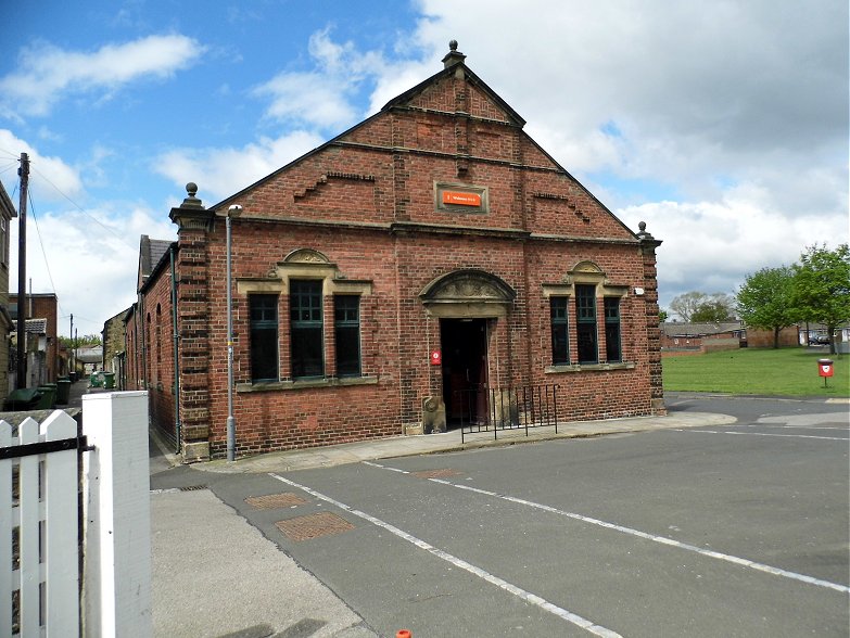 Sunday school that now houses Sans Pareil NRM Shildon, Thurs 23/05/2013.