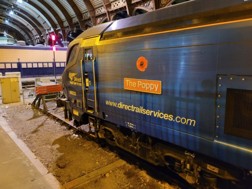 Nameplates for A4 60011 Empire of India and A2 60500 Edward Thompson, Sat 28/12/2013. 