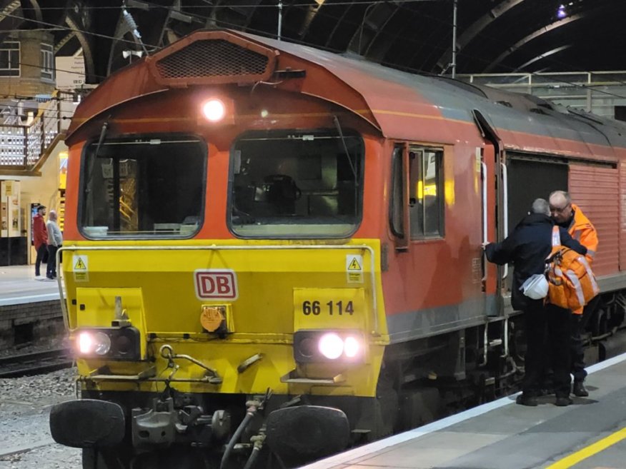 Nameplate of SR Battle of Britain 34109, Sat 28/12/2013. 