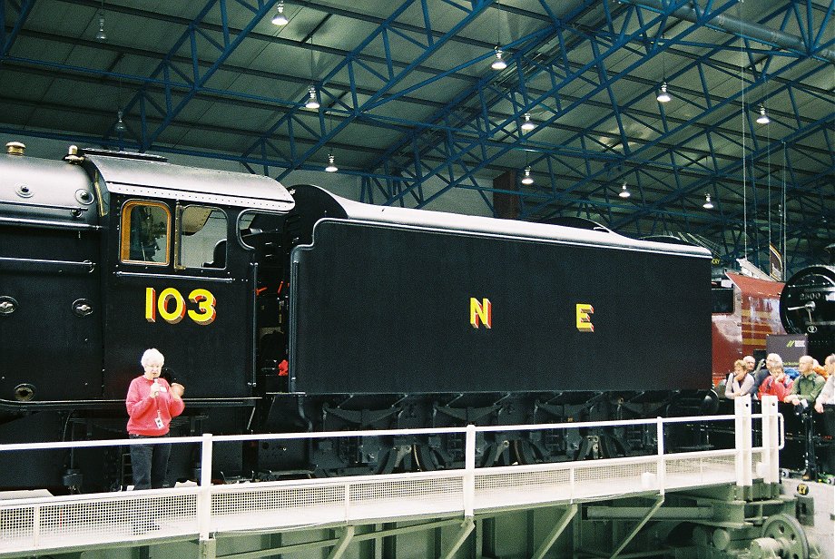 Black Flying Scotsman 103 at the NRM, Wed 01/6/2011.