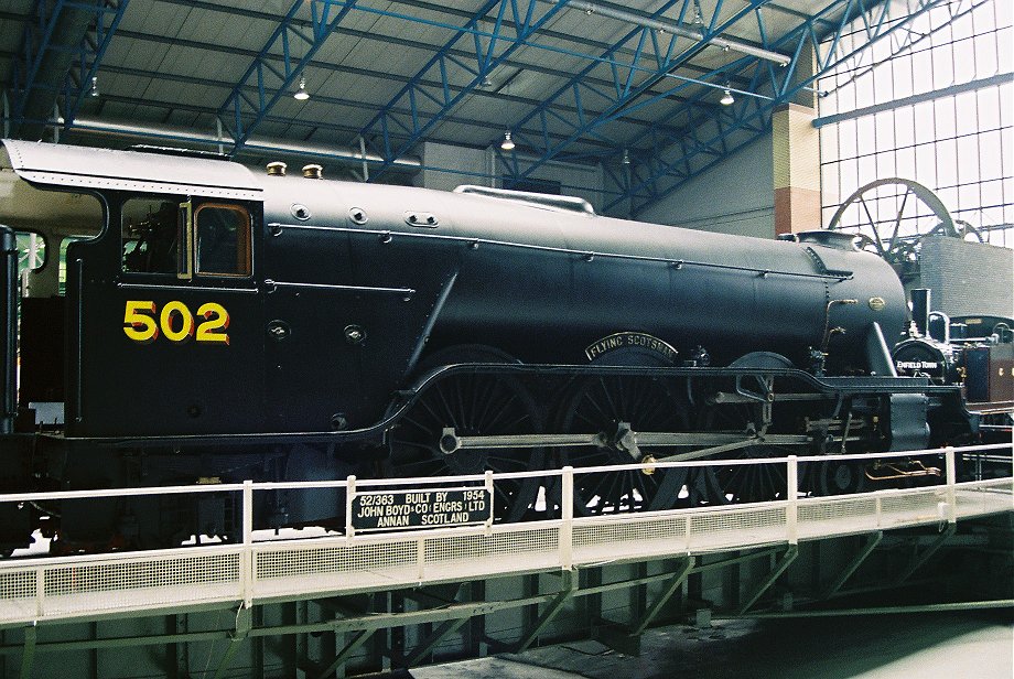 Black Flying Scotsman 103 at the NRM, Wed 01/6/2011. 