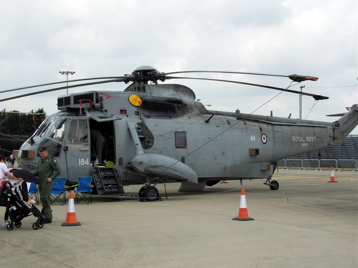 Royal Navy Sea King, RAF Waddington 6th July 2014.