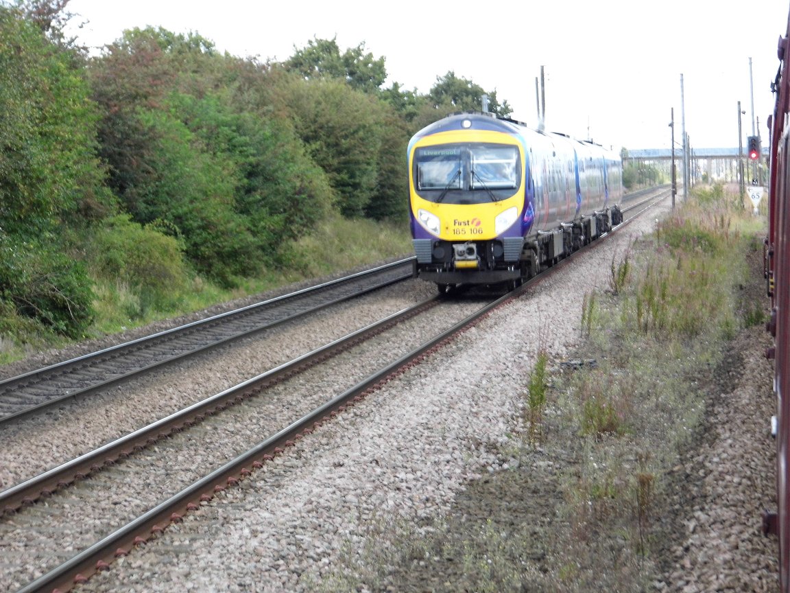 Cab of 60008 Dwight D. Eisenhower, Sat 28/12/2013. 