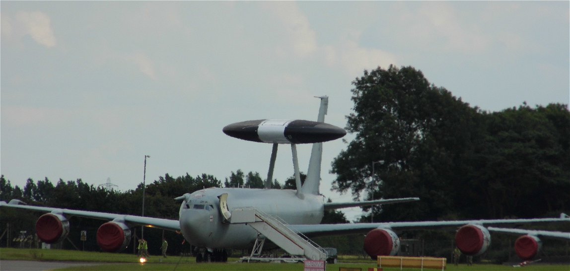 RAF E-3D Sentry, RAF Waddington July 6th 2014.