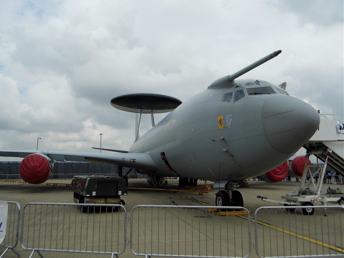 RAF E-3D Sentry, RAF Waddington July 6th 2014.