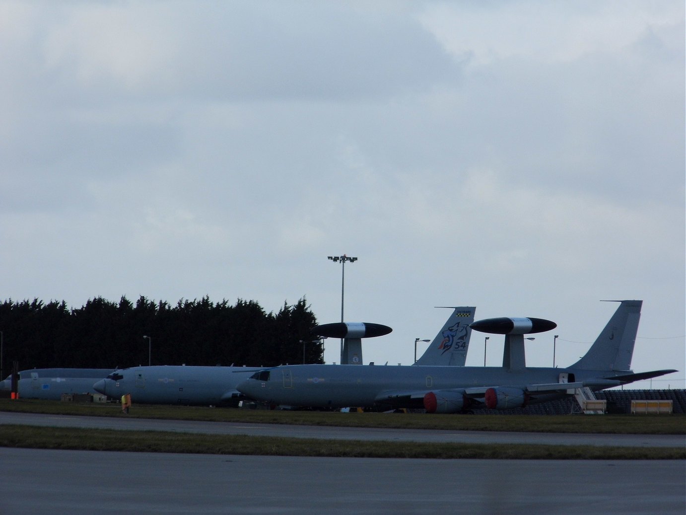 RAF E-3D Sentry, RAF Waddington February 19th 2019.