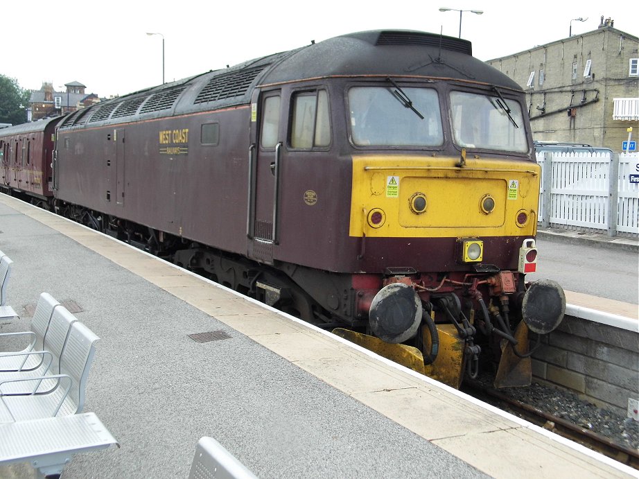 46115 Scots Guardsman on the Scarborough Spa Express, Wed 31/7/2013. 