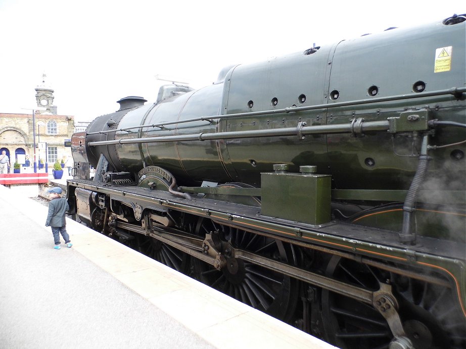 46115 Scots Guardsman on the Scarborough Spa Express, Wed 31/7/2013. 