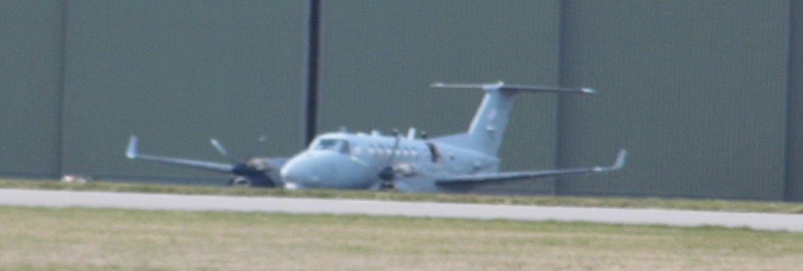 RAF Hawker Beechcraft Shadow R1, RAF Waddington February 19th 2019.