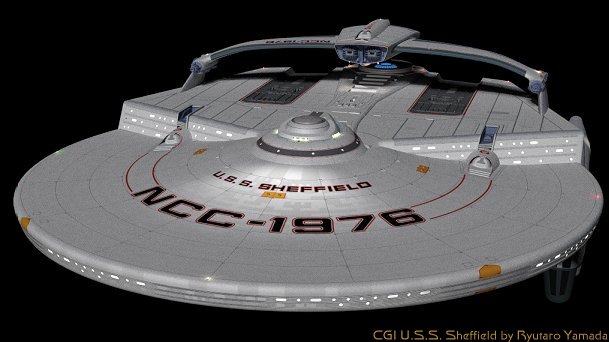 U.S.S. Sheffield CGI image by Fesarius. Click on this image for his homepage.