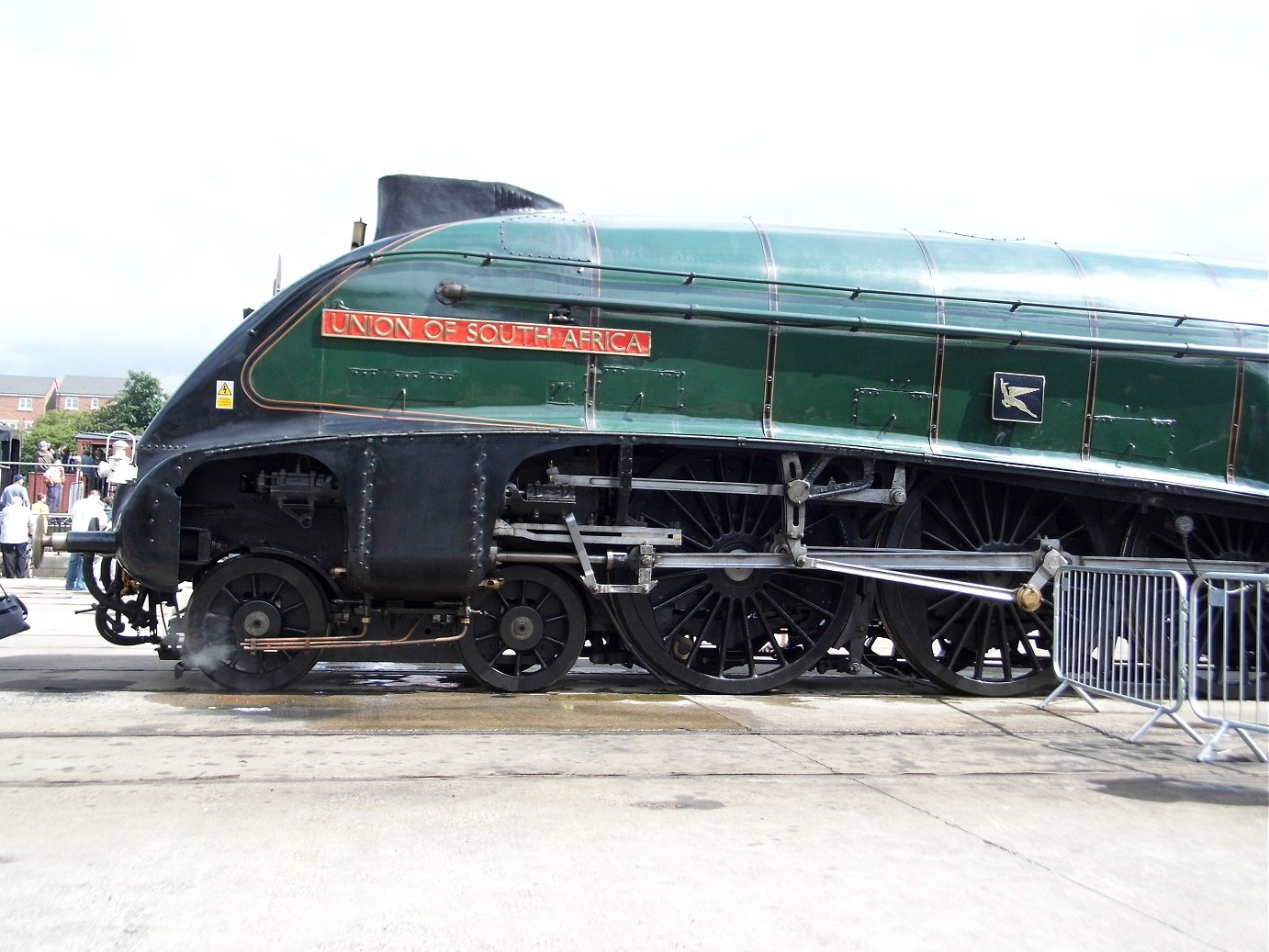 Nameplate of SR Battle of Britain 34109, Sat 28/12/2013. 