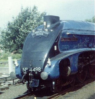 Sir Nigel Gresley displays his nameboard