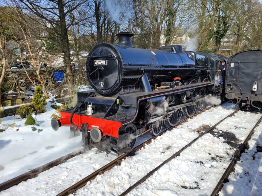 Smokebox number of 60008 Dwight D. Eisenhower, Sat 28/12/2013. 