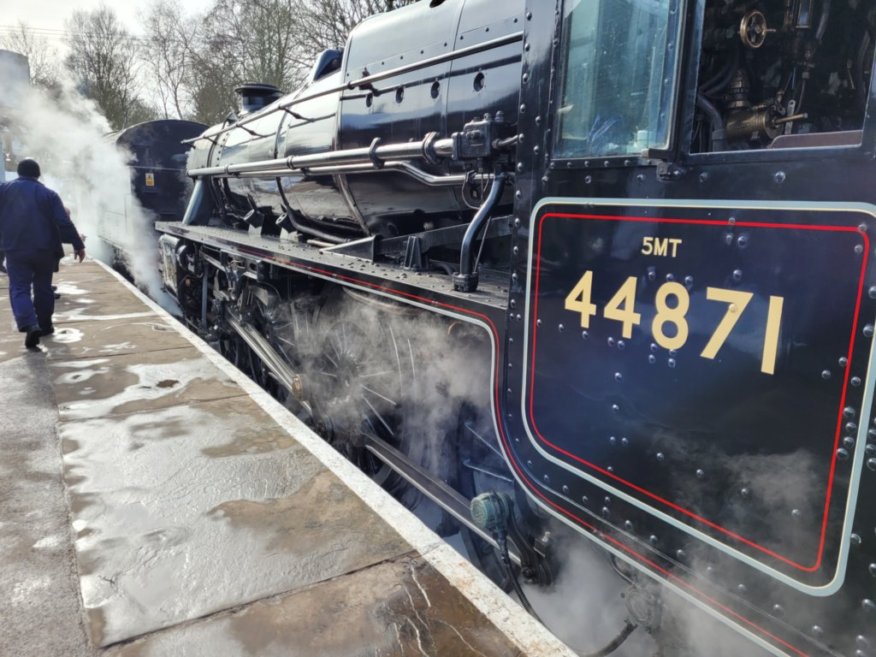 Nameplate of SR Battle of Britain 34109, Sat 28/12/2013. 