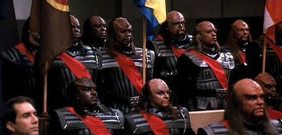 Klingons at Camp Khitomer, stardate 9529.