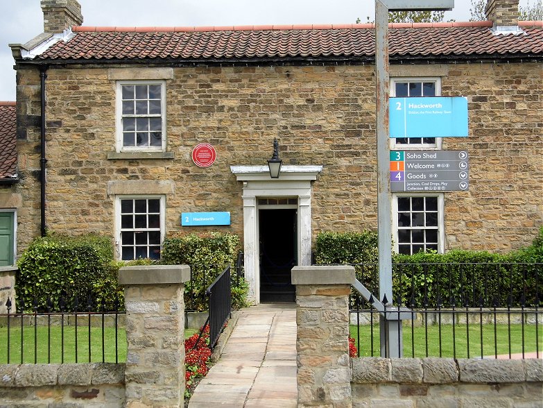 Home of railway pioneer Timothy Hackworth.