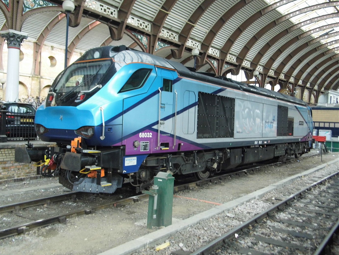 Nameplate of SR Battle of Britain 34109, Sat 28/12/2013. 