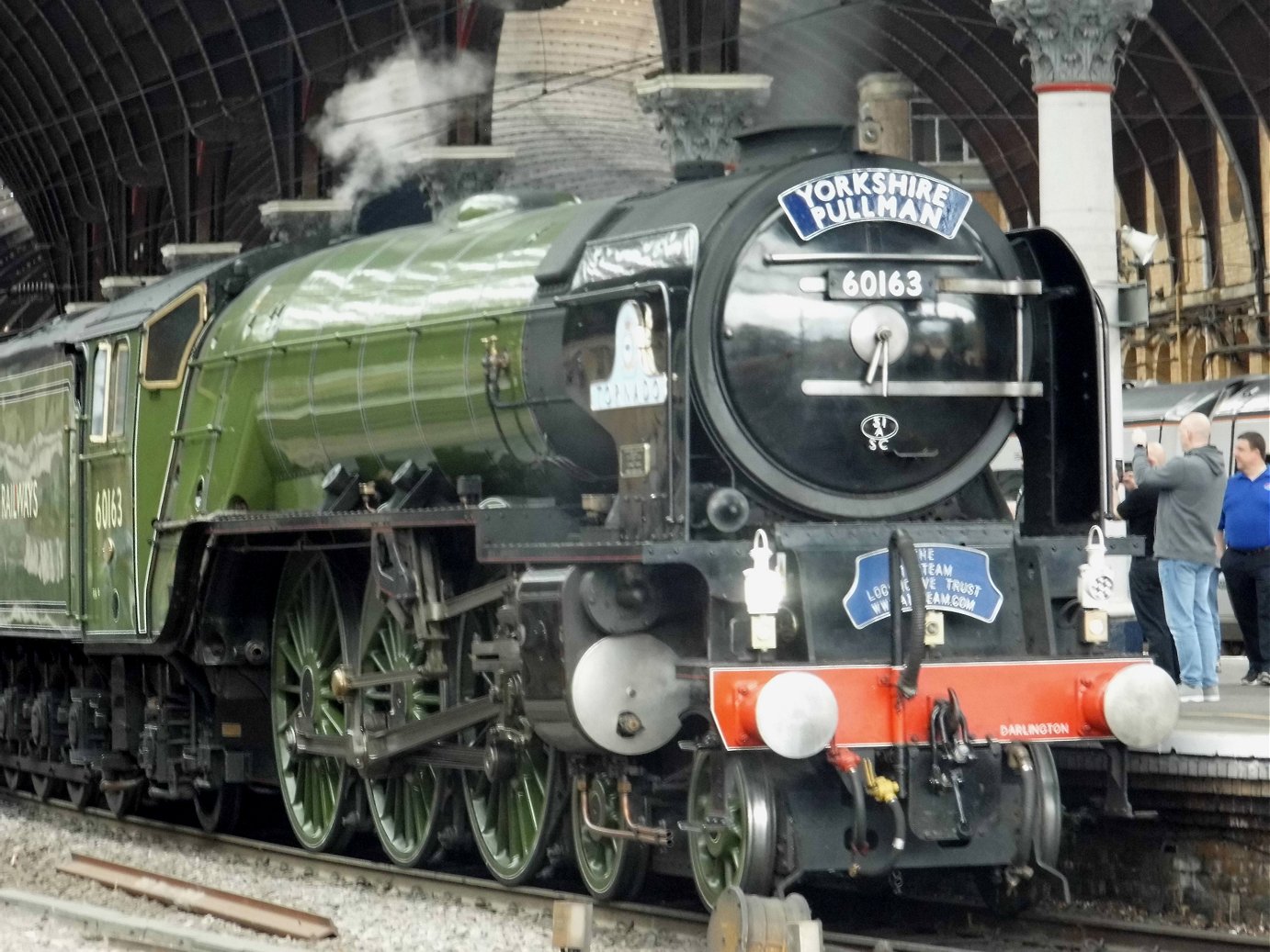 Nameplate of SR Battle of Britain 34109, Sat 28/12/2013. 