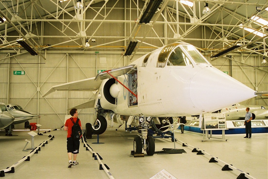 T.S.R. 2 XR220, the second T.S.R. 2 which was prepped for take off at Boscombe Down. RAF Cosford 2006.