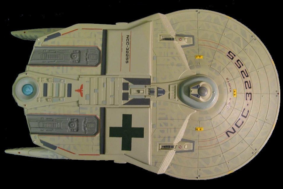 USS Kurtz - a model of the stretch version of Hippocrates class.