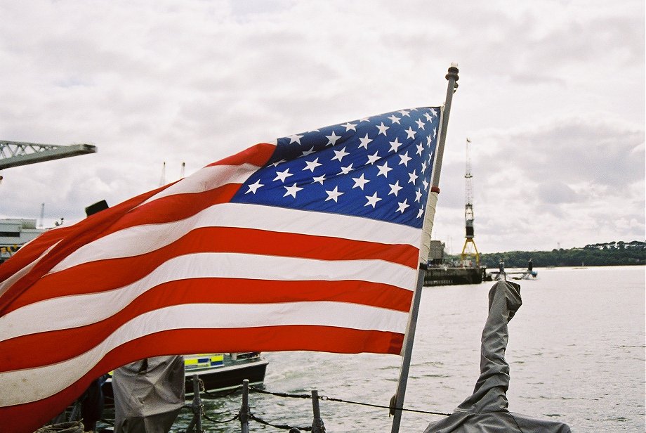 USS Elrod FFG 55, Oliver Hazard Perry class frigate, Navy Days, Devonport 2006. 