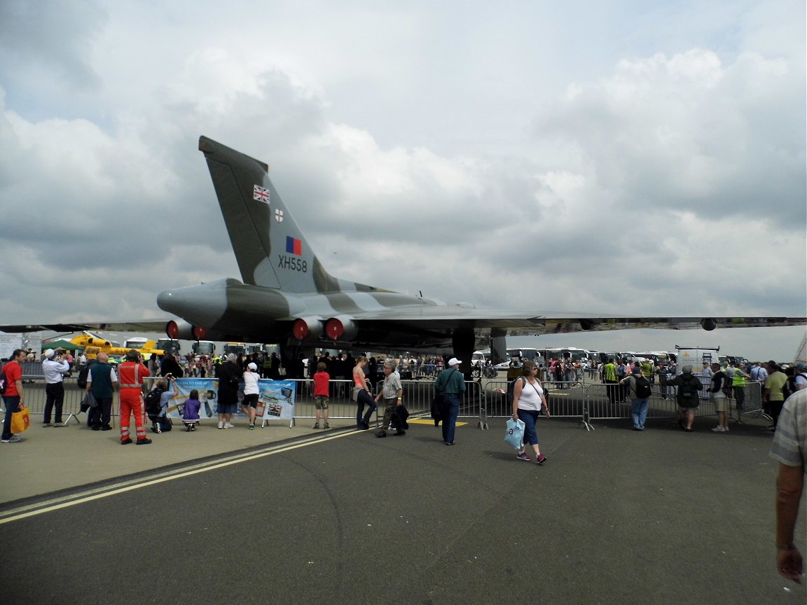 Avro Vulcan XH 558, Vulcan to the Sky, RAF Waddington 6th July 2014.