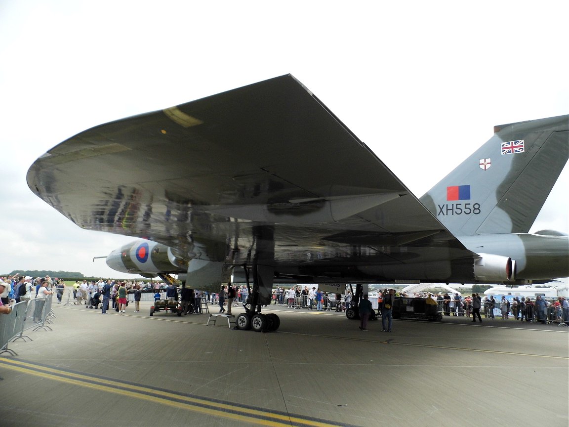 Avro Vulcan XH 558, Vulcan to the Sky, RAF Waddington 6th July 2014.