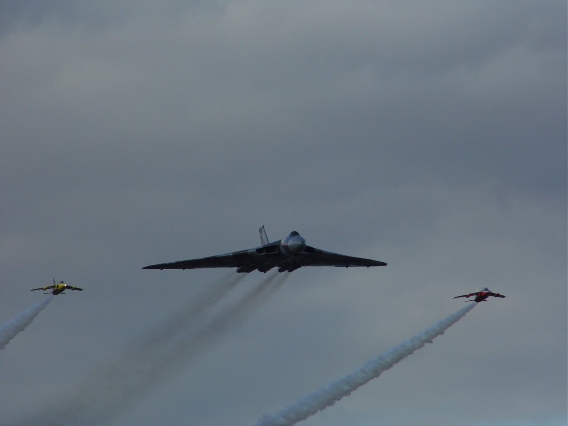 Avro Vulcan XH 558, Vulcan to the Sky, RAF Church Fenton 26th September 2015.