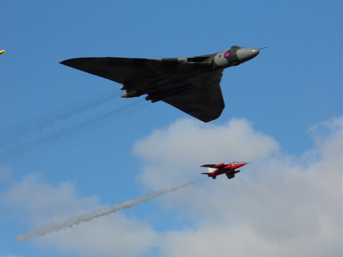 Avro Vulcan XH 558, Vulcan to the Sky, RAF Church Fenton 26th September 2015.