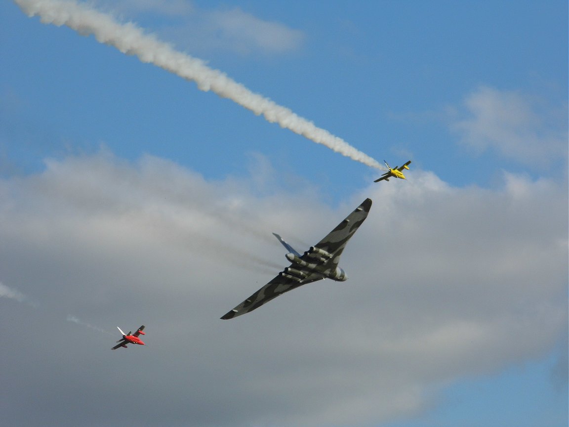 Avro Vulcan XH 558, Vulcan to the Sky, RAF Church Fenton 26th September 2015.