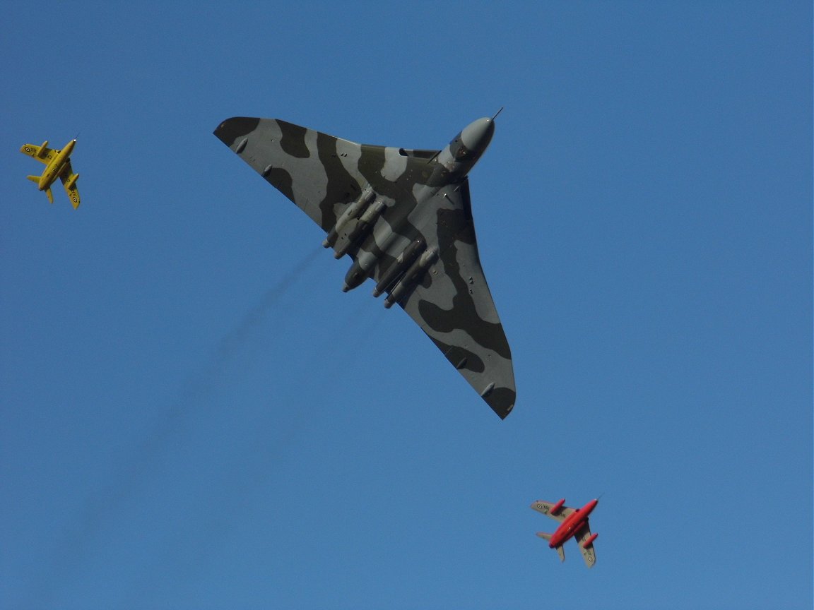 Avro Vulcan XH 558, Vulcan to the Sky, RAF Church Fenton 26th September 2015.