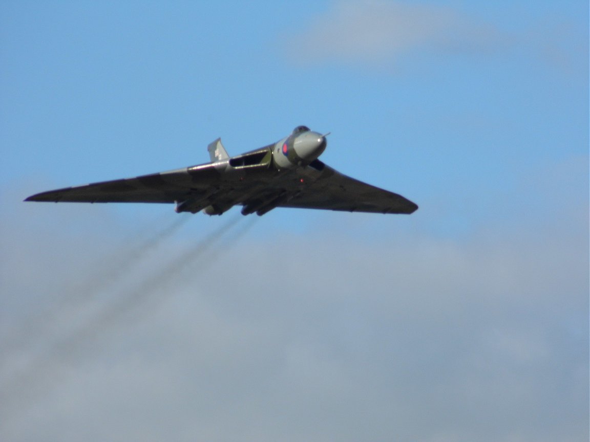 Avro Vulcan XH 558, Vulcan to the Sky, RAF Church Fenton 26th September 2015.