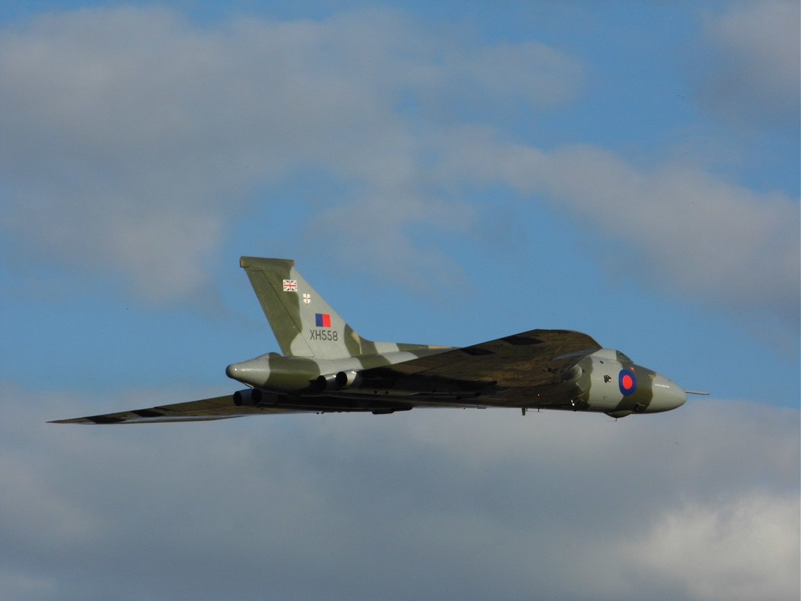 Avro Vulcan XH 558, Vulcan to the Sky, RAF Church Fenton 26th September 2015.