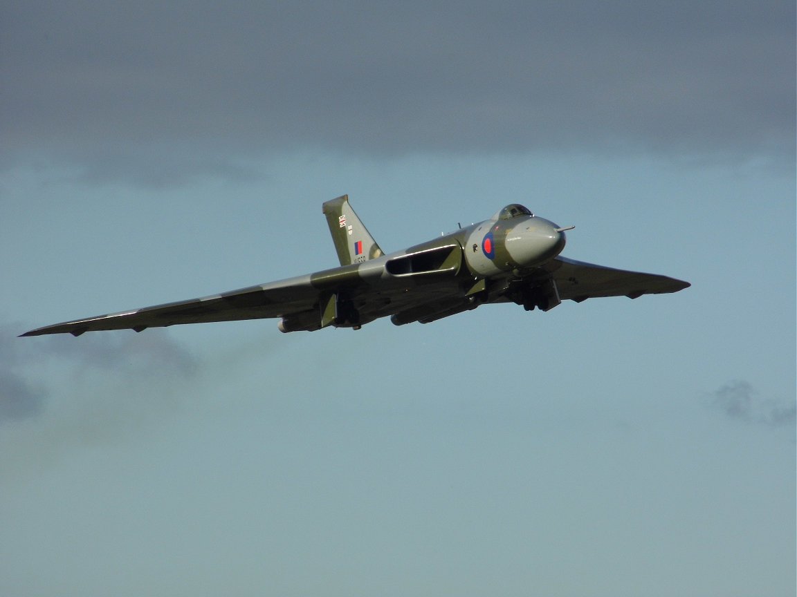 Avro Vulcan XH 558, Vulcan to the Sky, RAF Church Fenton 26th September 2015.
