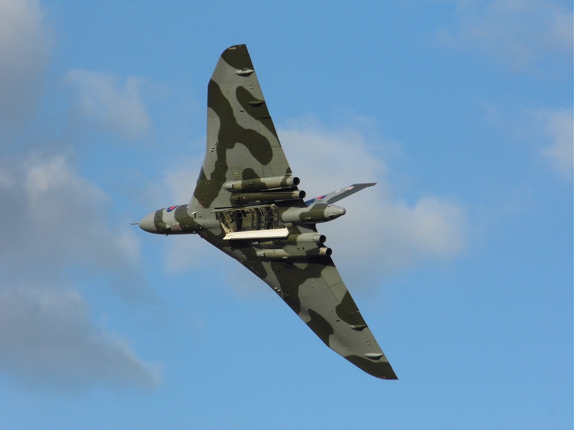 Avro Vulcan XH 558, Vulcan to the Sky, RAF Church Fenton 26th September 2015.