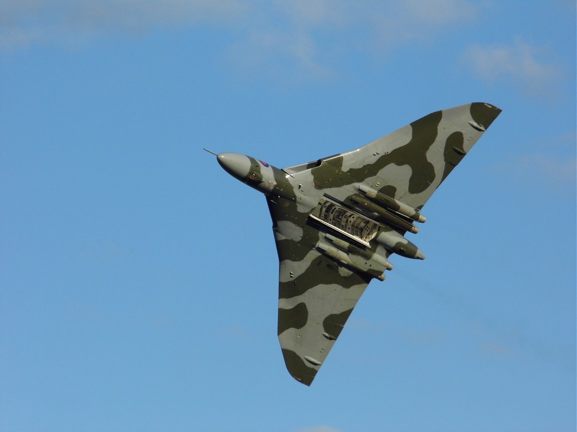 Avro Vulcan XH 558, Vulcan to the Sky, RAF Church Fenton 26th September 2015.