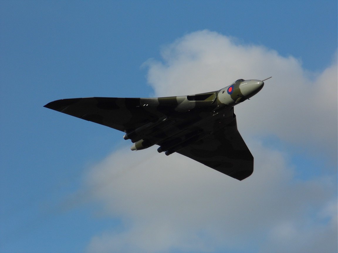 Avro Vulcan XH 558, Vulcan to the Sky, RAF Church Fenton 26th September 2015.